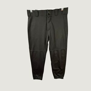 Augusta Sportswear Women's Black Softball Pants Size S Belt Loops Polyester
